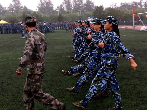 军训快报——21连军训花絮1